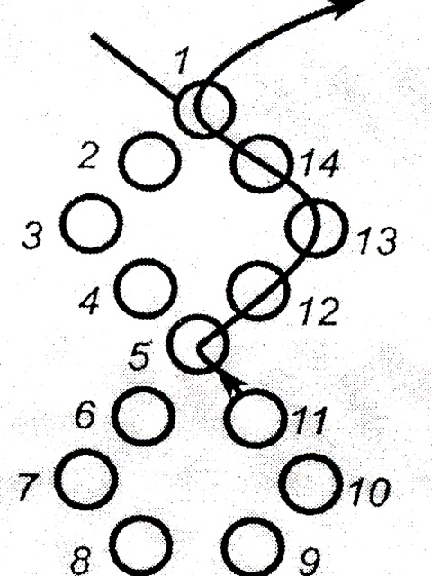 Схема плетения из бисера